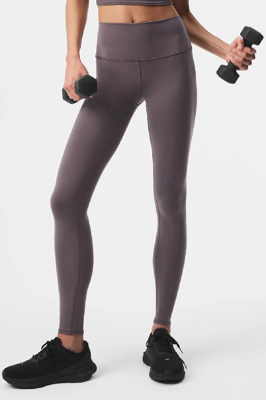 High-Waist Airbrush Legging - Raisinette Fashionable High-Rise Workout Leggings