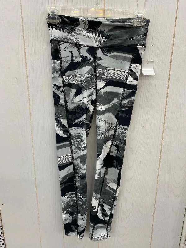 Under Armour Black Womens Size XS Leggings Comfortable Zip-Up Leggings