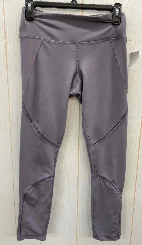 90 Degrees Lavender Womens Size Small Leggings Fashionable High-Rise Workout Leggings