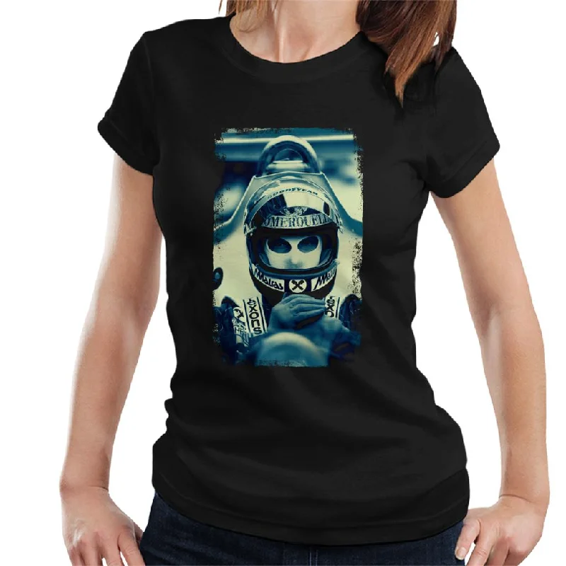 Motorsport Images Niki Lauda Racing Portrait Women's T-Shirt-- Cozy Warm Stylish