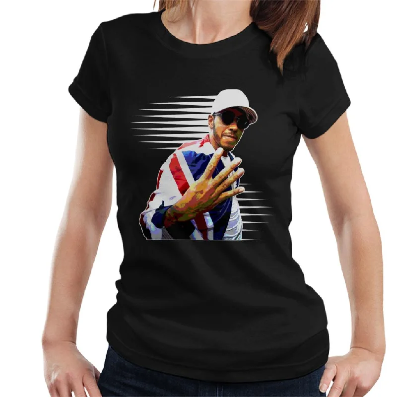 Motorsport Images Hamilton 4th World Drivers Award Women's T-Shirt-- Layered Multi-layer Single Layer