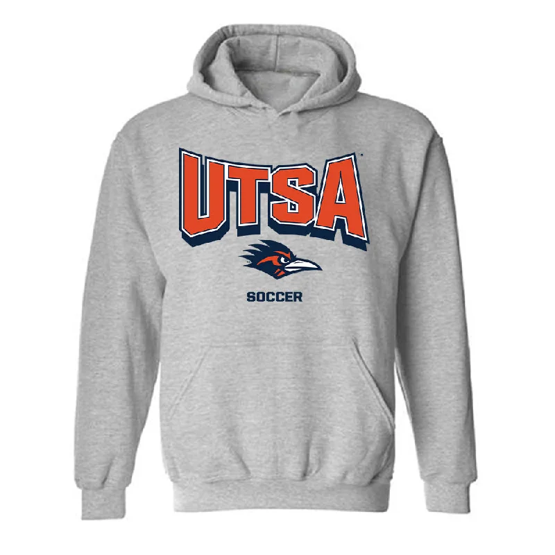UTSA - NCAA Women's Soccer : Deja Sandoval - Classic Shersey Hooded Sweatshirt Hoodie with Raglan Sleeves Sporty Comfortable UTSA - NCAA Women's Soccer : Deja Sandoval - Classic Shersey Hooded Sweatshirt Hoodie with Raglan Sleeves Sporty Comfortable