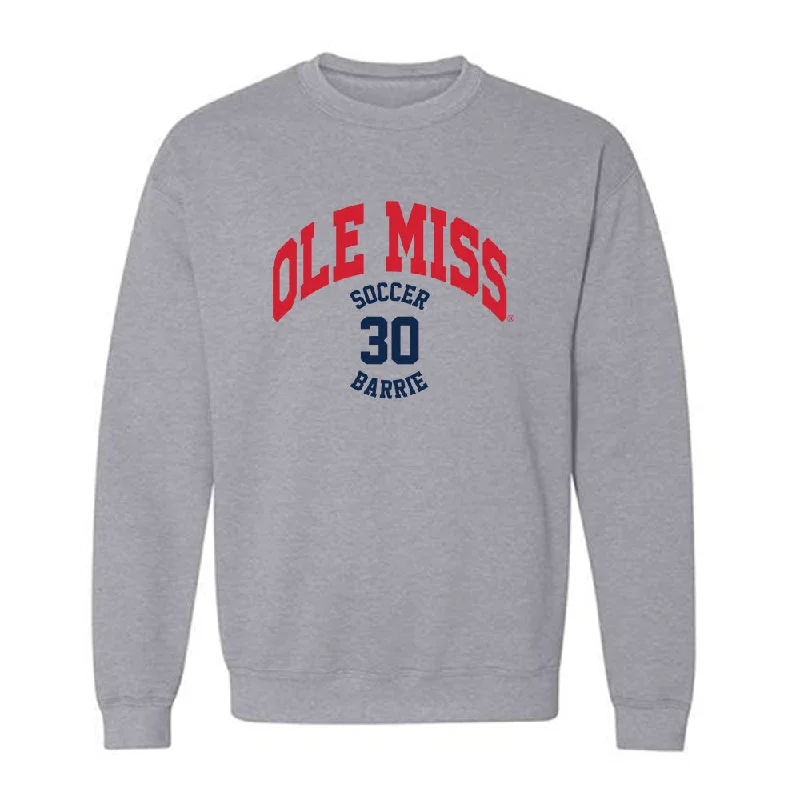 Ole Miss - NCAA Women's Soccer : Sofia Barrie - Classic Fashion Shersey Crewneck Sweatshirt Hoodie with Rolled Sleeves Casual Relaxed Ole Miss - NCAA Women's Soccer : Sofia Barrie - Classic Fashion Shersey Crewneck Sweatshirt Hoodie with Rolled Sleeves Casual Relaxed