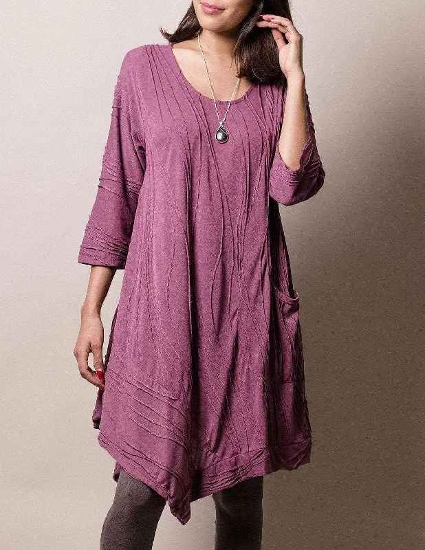 Jaya Tunic Dress - Rose Halter Neckline Beach