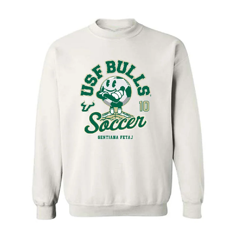 USF - NCAA Women's Soccer : Gentiana Fetaj - Fashion Shersey Crewneck Sweatshirt Hoodie with Elastic Waist Stretchable Comfortable