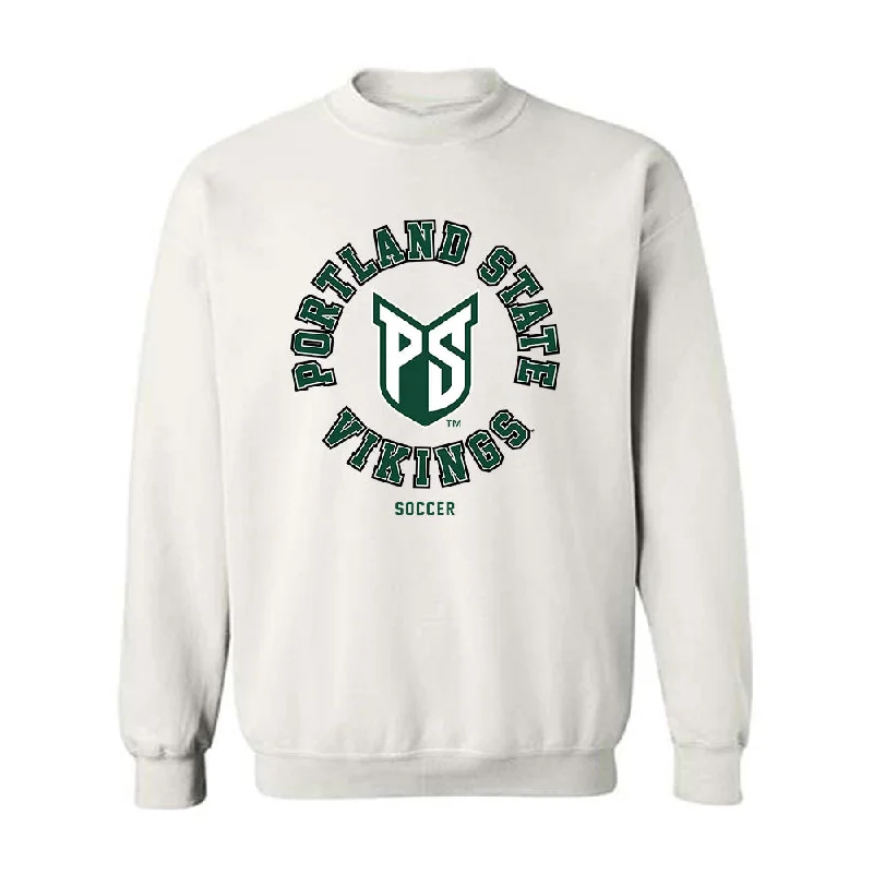 Portland State - NCAA Women's Soccer : McKenna Eggleston - Classic Shersey Crewneck Sweatshirt Hoodie with Rolled Sleeves Casual Relaxed