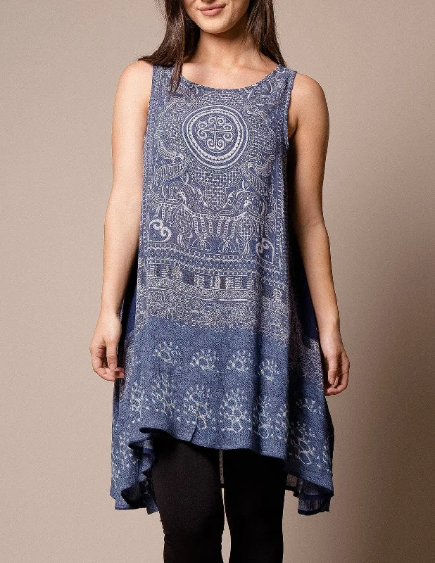Ananda Tunic Dress Elegant Long Evening
