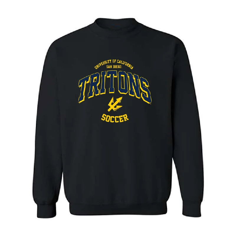 UCSD - NCAA Women's Soccer : Ellie Trevino - Classic Fashion Shersey Crewneck Sweatshirt Hoodie with Full-Zip Functional Layering