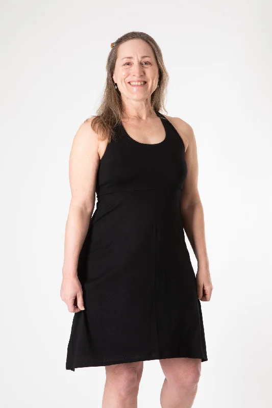 Halley Racerback Black Dress Tunics Brand named