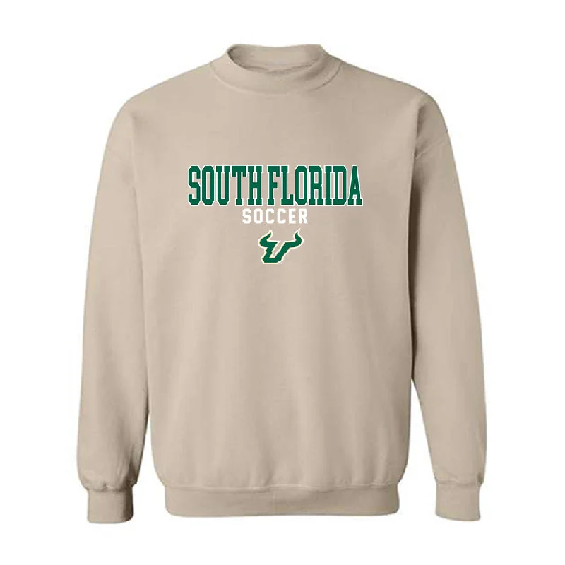 USF - NCAA Women's Soccer : Gentiana Fetaj - Classic Shersey Crewneck Sweatshirt Hoodie with Velcro Closure Adjustable Secure