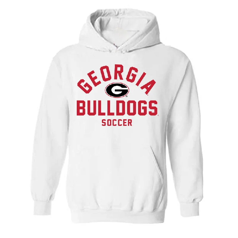 Georgia - NCAA Women's Soccer : Jordan Brown - Classic Shersey Hooded Sweatshirt Hoodie with Tie-Dye Psychedelic Retro
