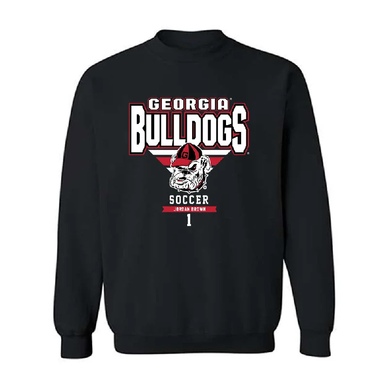 Georgia - NCAA Women's Soccer : Jordan Brown - Classic Fashion Shersey Crewneck Sweatshirt Hoodie with Raglan Sleeves Sporty Comfortable