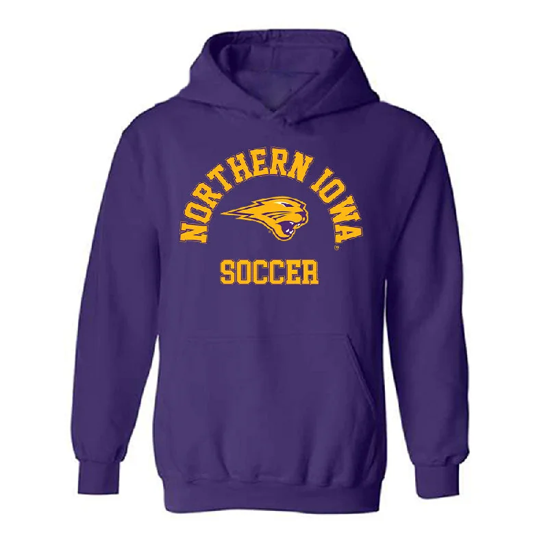 Northern Iowa - NCAA Women's Soccer : Kylie Knief - Classic Shersey Hooded Sweatshirt Hoodie with Hem Ribbing Snug Secure