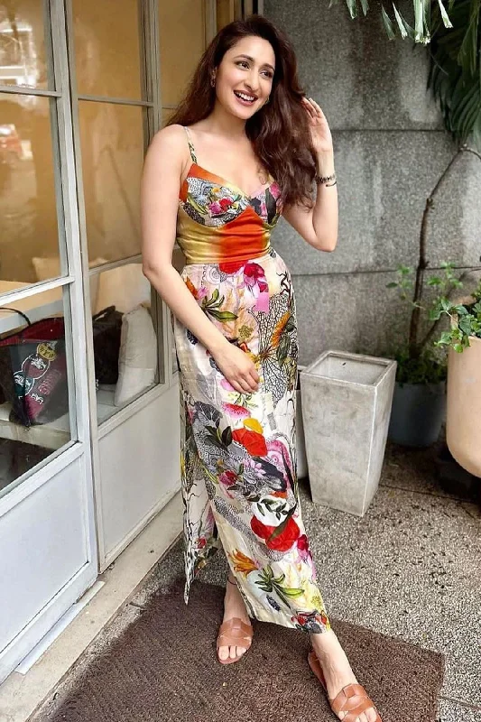 Pragya Jaiswal in Slip Dress Tunics Modern contemporary