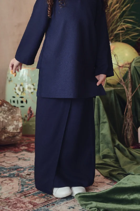 The Legend Overlay Skirt - Navy Blue lace skirt elegant