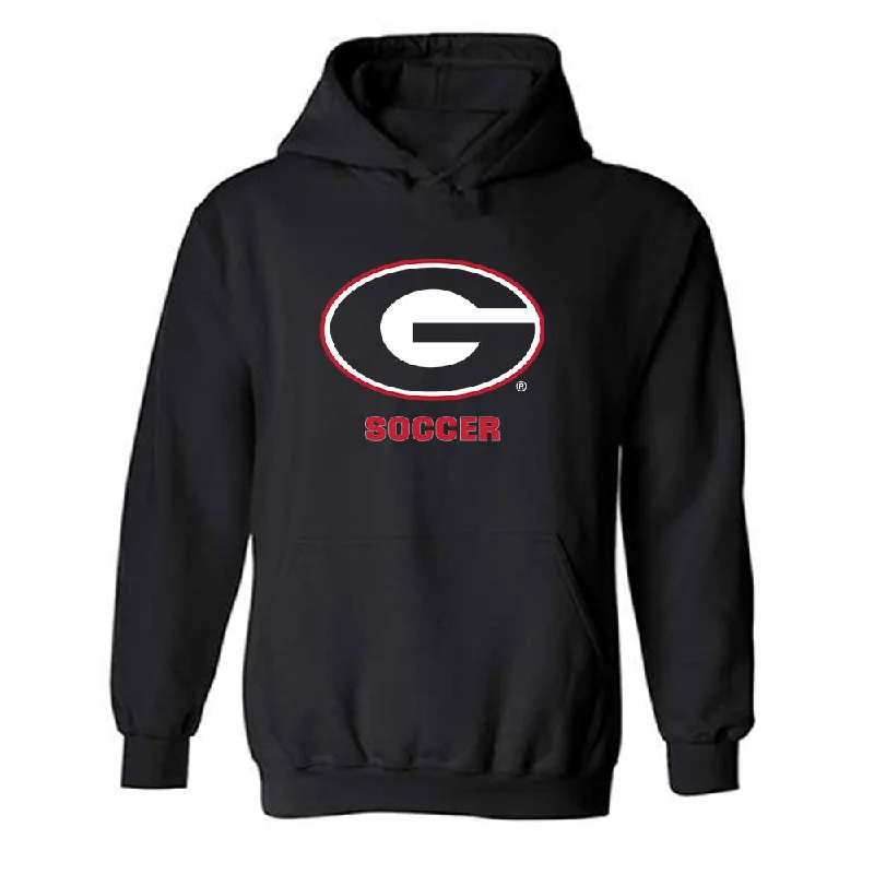 Georgia - NCAA Women's Soccer : Jordan Brown - Classic Shersey Hooded Sweatshirt Hoodie with Mesh Breathable Sporty