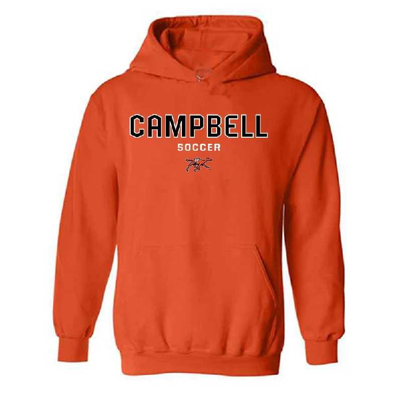 Campbell - NCAA Women's Soccer : Reagan Baiotto - Classic Shersey Hooded Sweatshirt Hoodie with Velcro Closure Adjustable Secure