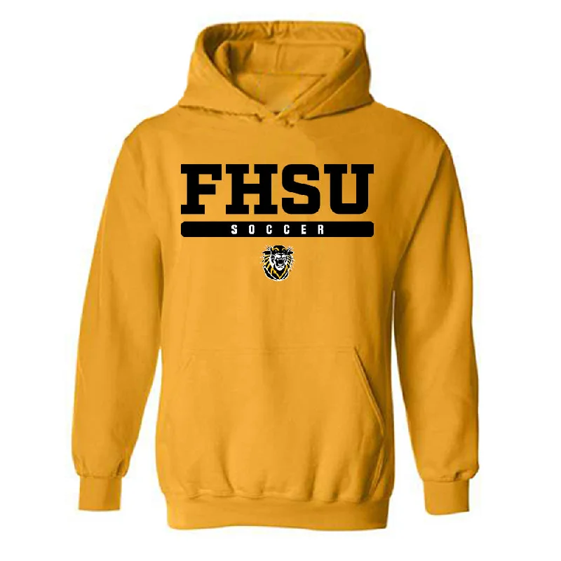 FHSU - NCAA Women's Soccer : Taylor Hill - Classic Shersey Hooded Sweatshirt Hoodie with Hem Ribbing Snug Secure
