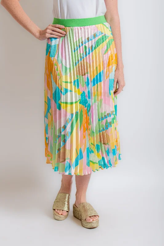 "Chucena" Summer Print Skirt chiffon skirt delicate