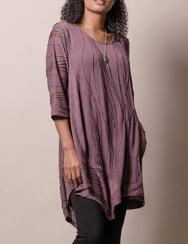 Jaya Tunic Dress - Fig Tunics Formal black