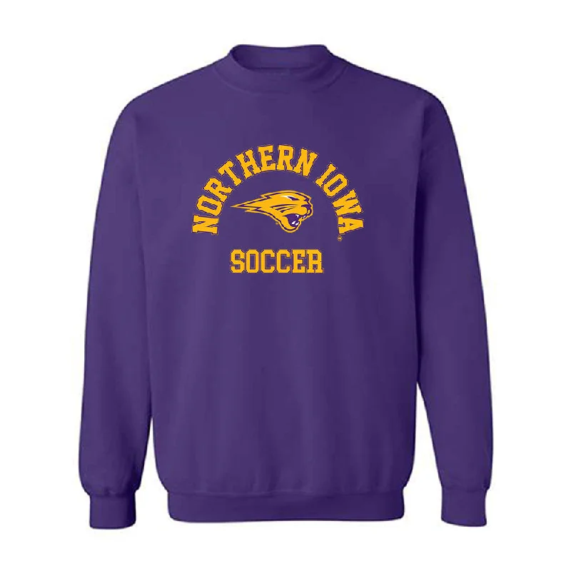 Northern Iowa - NCAA Women's Soccer : Sydney Burskey - Classic Shersey Crewneck Sweatshirt Hoodie with Hem Drawcord Adjustable Customizable