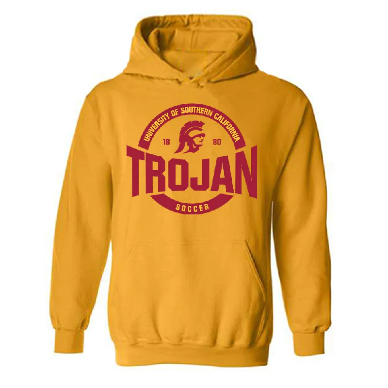 USC - NCAA Women's Soccer : Lana Gibbs - Classic Fashion Shersey Hooded Sweatshirt Hoodie with Magnetic Closure Innovative Modern