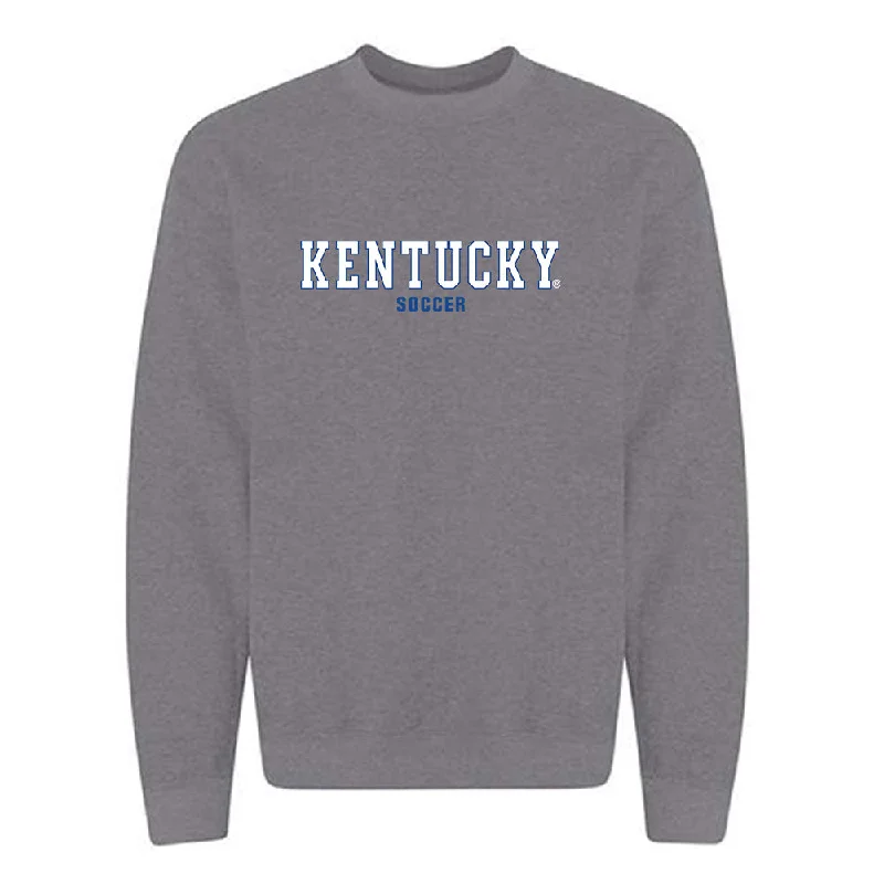 Kentucky - NCAA Women's Soccer : Sydni Fink - Classic Fashion Shersey Crewneck Sweatshirt Hoodie with Frayed Bohemian Relaxed