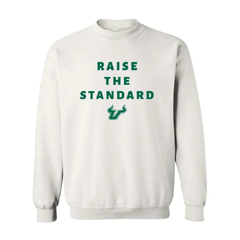 USF - NCAA Women's Soccer : Gentiana Fetaj - Crewneck Sweatshirt Hoodie with Elastic Cuffs Stretchable Comfortable