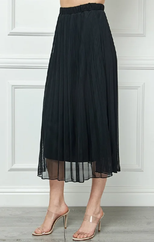 Pleat Lining Skirt H&H 49449 seamless skirt comfort