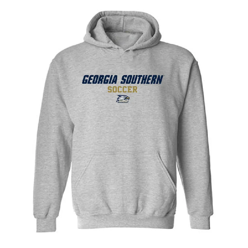 Georgia Southern - NCAA Women's Soccer : Lauren Connelly - Classic Shersey Hooded Sweatshirt Hoodie with Ribbed Hem Stretchable Secure