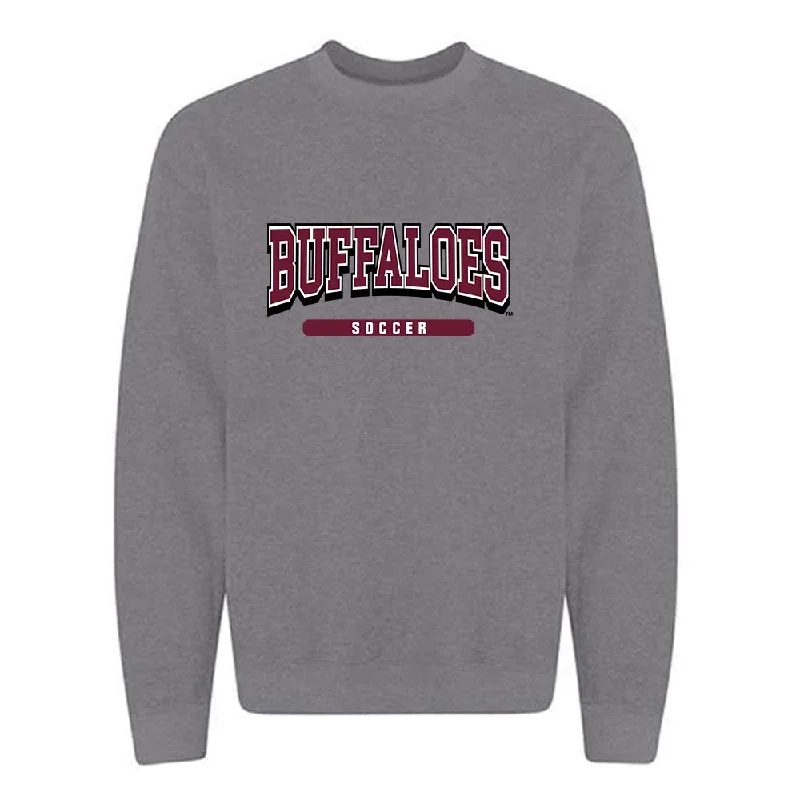 WTAMU - NCAA Women's Soccer : Adjeley Kpobi - Crewneck Sweatshirt Hoodie with Front Slit Layering Stylish