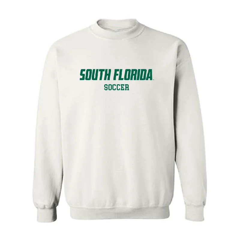 USF - NCAA Women's Soccer : Gentiana Fetaj - Classic Fashion Shersey Crewneck Sweatshirt Hoodie with Tied Waist Feminine Flattering