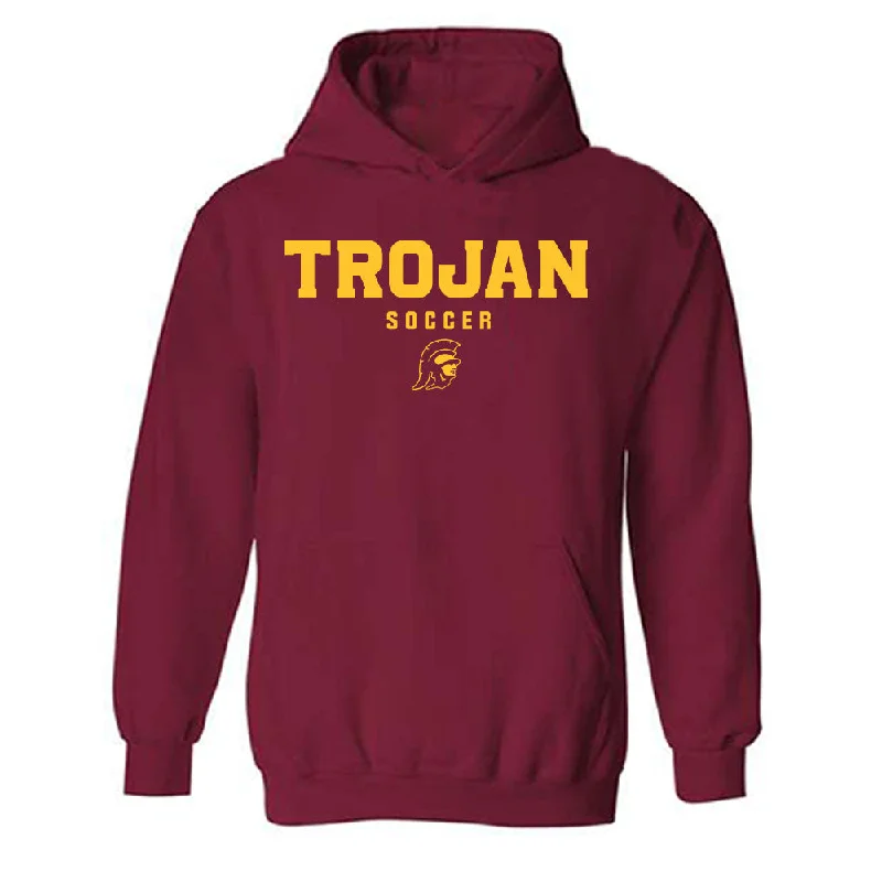 USC - NCAA Women's Soccer : Lana Gibbs - Classic Shersey Hooded Sweatshirt Hoodie with Toggle Buttons Decorative Unique