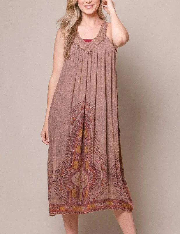 Soul of the Sea Dress - Cinnamon - As-Is-Clearance Tunics Office stylish