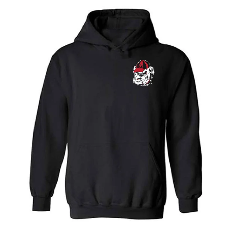 Georgia - NCAA Women's Soccer : Jordan Brown - Classic Shersey Hooded Sweatshirt Hoodie with Rhinestones Sparkly Elegant