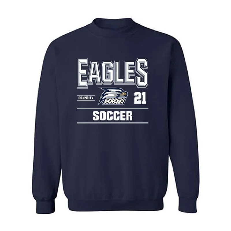 Georgia Southern - NCAA Women's Soccer : Lauren Connelly - Classic Fashion Shersey Crewneck Sweatshirt Hoodie with Patch Decorative Personalized