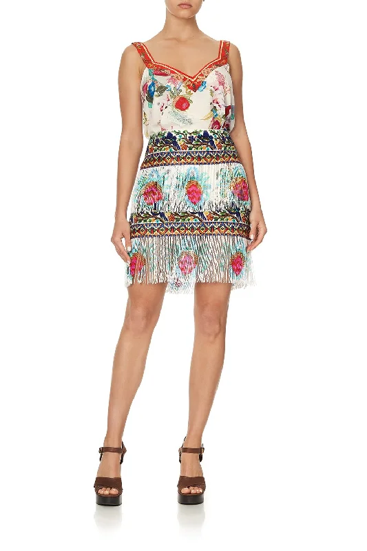 MINI SKIRT FARAWAY TREE spandex blend skirt