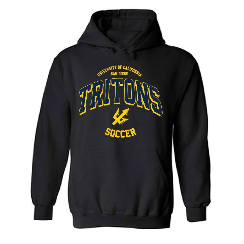 UCSD - NCAA Women's Soccer : Ellie Trevino - Classic Fashion Shersey Hooded Sweatshirt Hoodie with Turtle Neck Cozy Winter