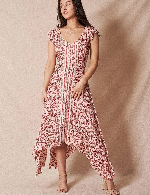 Ida Hanky Hem Dress - As-Is-Clearance Tunics Stylish elegant