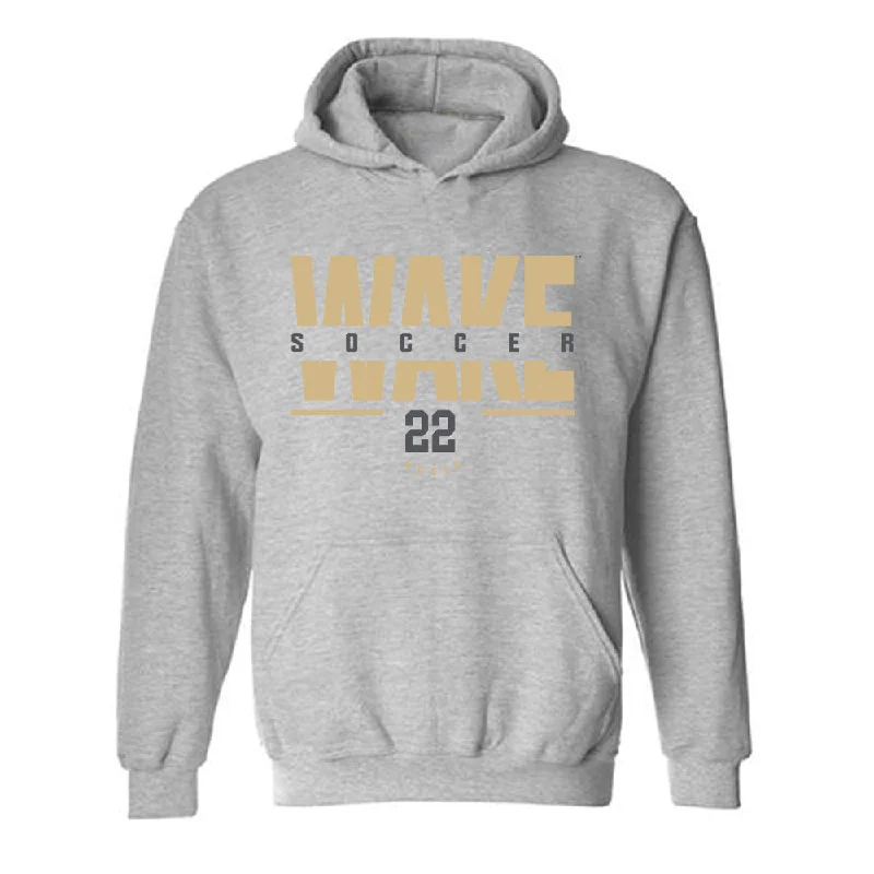 Wake Forest - NCAA Women's Soccer : Josie Noble - Classic Fashion Shersey Hooded Sweatshirt Hoodie with Illustration Artistic Creative