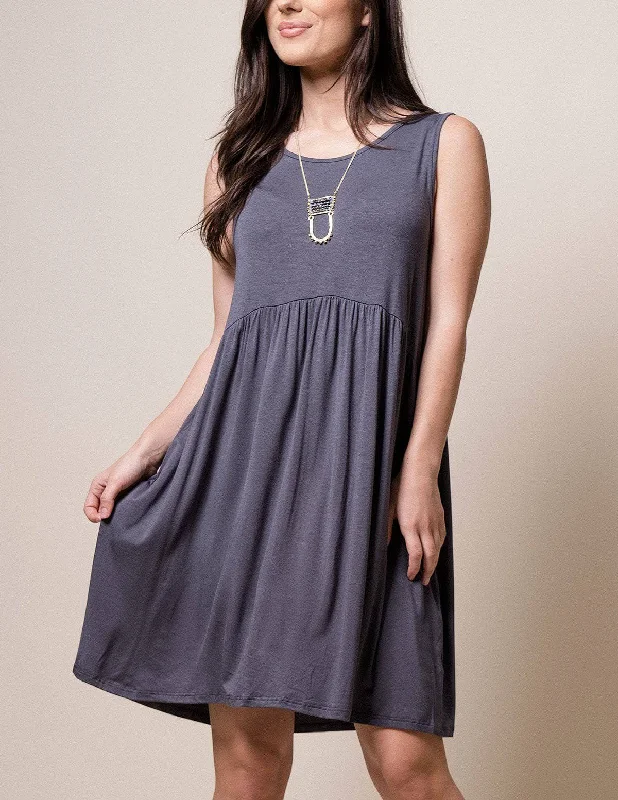 Bamboo Allyson Tunic Dress Boatneck Modish Everyday