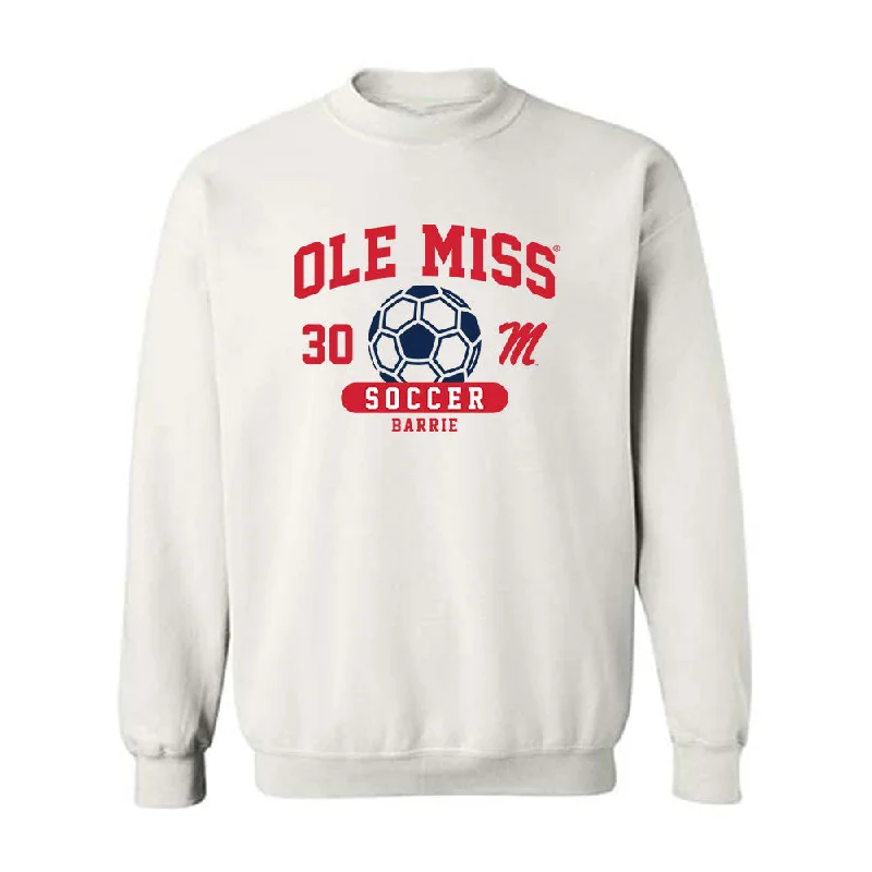 Ole Miss - NCAA Women's Soccer : Sofia Barrie - Classic Fashion Shersey Crewneck Sweatshirt Hoodie with Pastel Soft Subtle Ole Miss - NCAA Women's Soccer : Sofia Barrie - Classic Fashion Shersey Crewneck Sweatshirt Hoodie with Pastel Soft Subtle