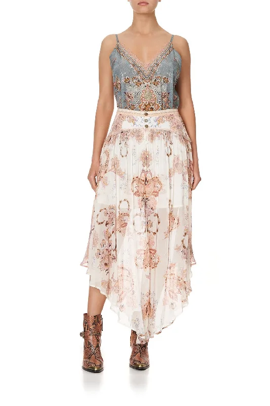 SHAPED WAIST SKIRT MARRAKESH MAIDEN leather skirt refined