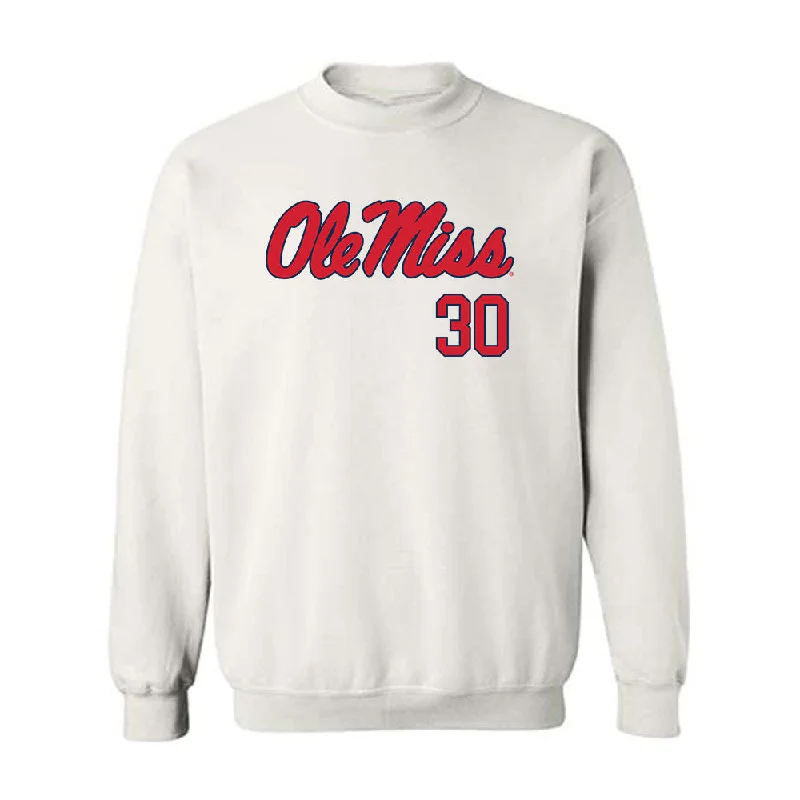 Ole Miss - NCAA Women's Soccer : Sofia Barrie - Fashion Shersey Crewneck Sweatshirt Hoodie with Longline Fit Extended Stylish Ole Miss - NCAA Women's Soccer : Sofia Barrie - Fashion Shersey Crewneck Sweatshirt Hoodie with Longline Fit Extended Stylish