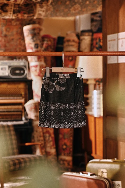 The Akar Kita Babies Jacquard Skirt - Exclusive Glow velvet skirt luxury