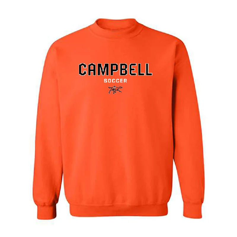 Campbell - NCAA Women's Soccer : Alyssa Tucker - Classic Shersey Crewneck Sweatshirt Hoodie with Mock Neck Collared Structured