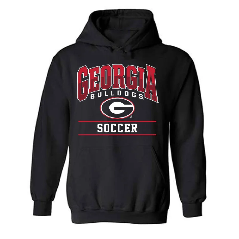 Georgia - NCAA Women's Soccer : Jordan Brown - Classic Shersey Hooded Sweatshirt Hoodie with Camouflage Military Edgy