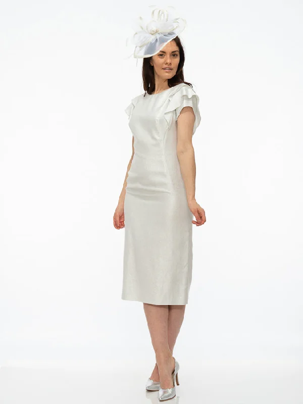 Paola Silver Sparkle Ruffle Sleeve Dress Tunics Review highly