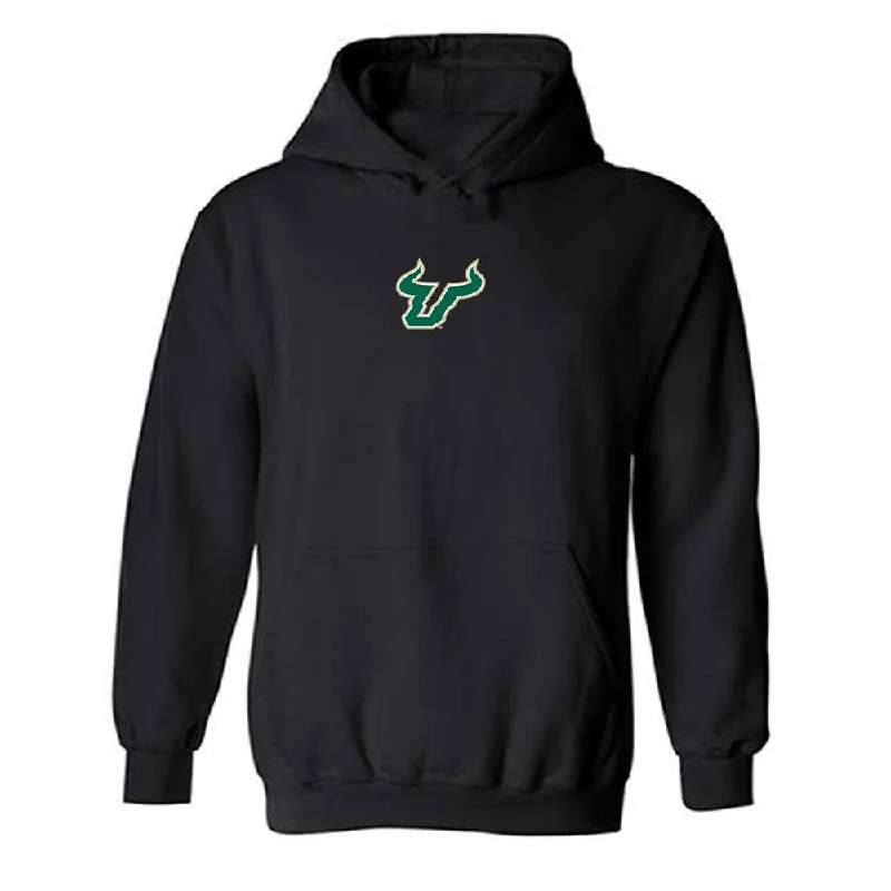 USF - NCAA Women's Soccer : Gentiana Fetaj - Classic Fashion Shersey Hooded Sweatshirt Hoodie with Hidden Zipper Minimalist Clean