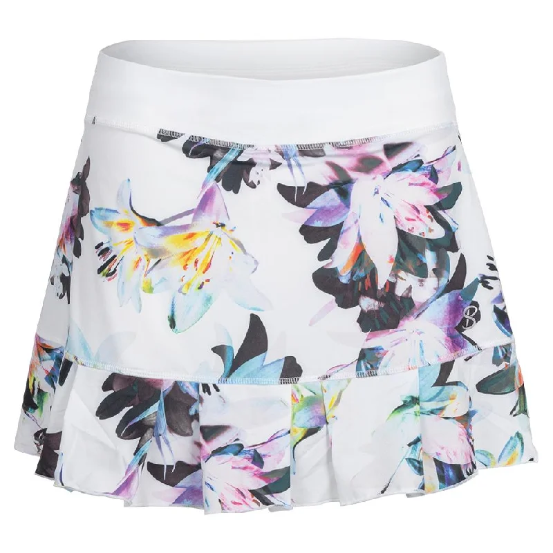 Sofibella UV Print Skirt 14" - LIU ribbed skirt waist